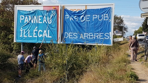 Montpellier Méditerranée Métropole (MMM) :  l’opération « Pas de pub, des arbres ! » largement applaudie